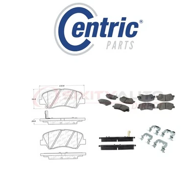 Centric Posi Quiet Ceramic Brake Pads w Shims for 2012-2017 Hyundai Accent fq - Image 1 of 4