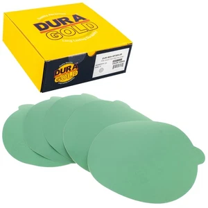 6" Green Film PSA Discs DA Sander Sandpaper Roll Sanding, 320 Grit, 25 Sheets - Picture 1 of 5