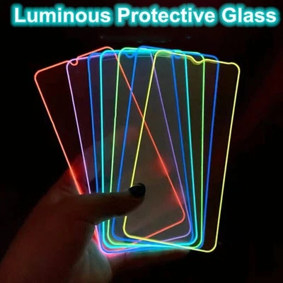 1/2/3PCS Tempered Glass For iPhone 15 14 Pro Max 13 12 11 Luminous Night Screen - Image 1 of 4