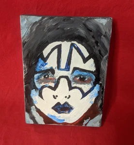 KISS Ace Frehley Spaceman Hand-Painted Picture - Picture 1 of 2
