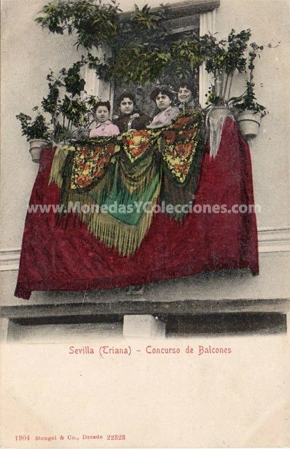 Postal de Sevilla: Concurso de balcones. Sevilla - Imagen 1 de 1