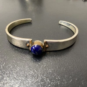 Vintage S.Tso Sterling Silver Cuff Bracelet - Picture 1 of 10