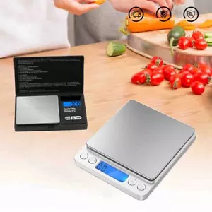 Piccola bilancia digitale elettronica LCD tascabile grammi per peso oro gioielli erbe - Foto 1 di 12