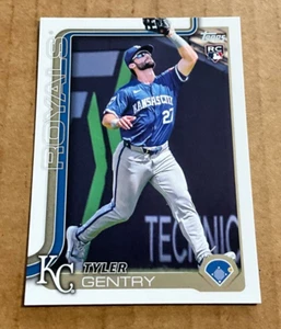 2025 Topps # 6 Tyler Gentry Rookie Kansas City Royals Baseball - Picture 1 of 2