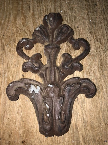 1920’s 8 5/8” Metal Pediment Cover