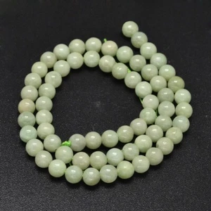 Jade de Birmanie perles rondes 6 mm .Pierres Naturelles. Gemmes Lithothérapie - Picture 1 of 2