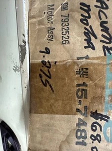 Delco #15-7481 Vacuum Motor 1971 Oldsmobile W/Auto Air GM 7932526 NOS - Picture 1 of 10