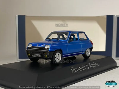 NOREV 1/43 RENAULT R5 ALPINE 1977 BLUE MET ART.510512 - Immagine 1 di 2