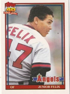 FREE SHIPPING-MINT-1991 Topps Traded Junior Felix #40T ANGELS - Picture 1 of 1