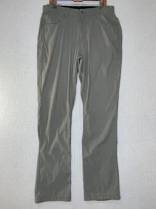 Eddie Bauer Herren Nylon oliv Wanderhose 36x34 leicht Outdoor Freizeitkleidung - Bild 1 von 8