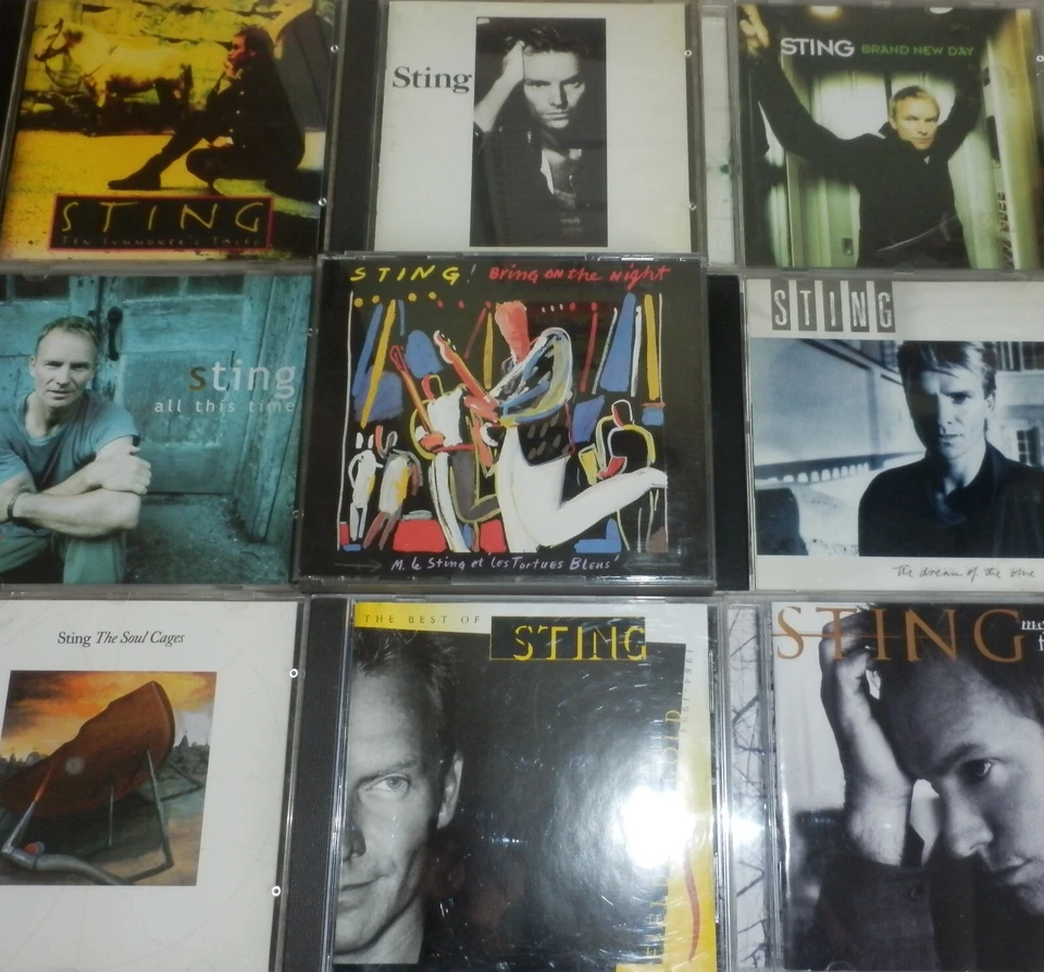 STING Verschiedene CD's Auswahl Sammlung Konvolut Lot Fields Dream Bring POLICE* - Bild 1 von 1
