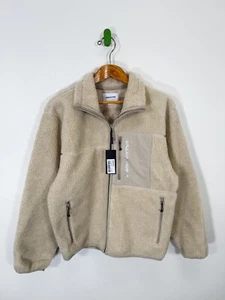 THISISNEVERTHAT SP Sherpa Fleece Deep Pile Jacke Creme Größe L Herren - Bild 1 von 4