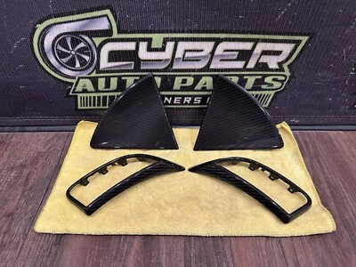 AUDI R8 2017-18 PANEL PUERTA DELANTERA IZQUIERDA DERECHA ADORNOS FIBRA CARBONO OEM Foto 1 de 4