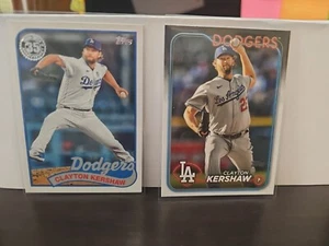 Lote de 2 Clayton Kershaw Los Angeles Dodgers - Imagen 1 de 2