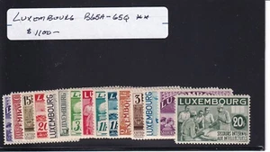Luxembourg: Sc #B65A-B65Q, MNH cats $1100.00 (62447) - Picture 1 of 1