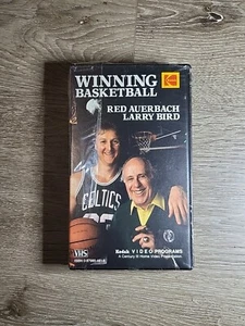 Winning Basketball Red Auerbach/Larry Bird VHS '87 Boston Celtics RARE SEAL TORN - Picture 1 of 5