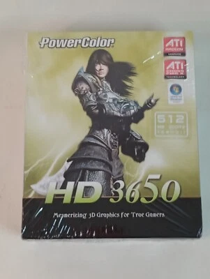 PowerColor HD 3650 ATI Radeon 3D Graphics Card 512Mb 128bit Crossfire X PCI-E - Image 1 of 4