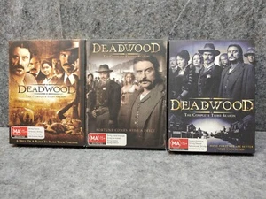 Deadwood Complete Series DVD Season 1-3 PAL Region 4 AU/NZ Free Postage M1C - Picture 1 of 2