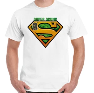 Súper Marihuana Hombre Divertido Hierba Camiseta Cannabis Droga Cultura Olla - Imagen 1 de 4