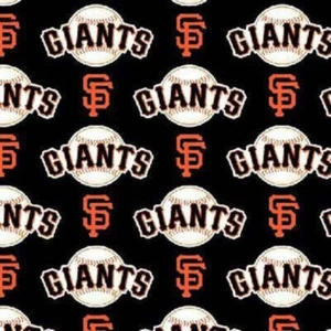Handmade Valance or Curtain Panel SF Giants - Picture 1 of 8