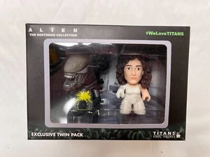 TITANS MINI ALIEN THE NOSTROMO COLECCIÓN PAQUETE DOBLE VINILO RIPLEY Y SALPICADURAS ÁCIDAS - Imagen 1 de 5