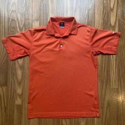 Nike Golf Sphere Dry Polo Shirt; Mens Medium; Swoosh Logo; Orange - Image 1 of 4