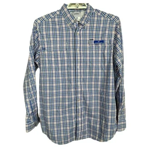 Southern Tide Vented Classic Fit Long Sleeve Plaid Size L Blue Red White Shirt - Picture 1 of 9