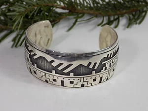 Vintage original Navajo Armband Bracelet Sterling Silber American Nativo Arts - Picture 1 of 8