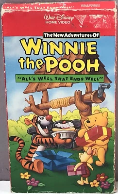 New Adventures of Winnie the Pooh VHS Disney Video Tape All Well That Ends V. 6 - Image 1 of 4