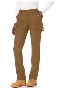 Dickies Women's DuraTech Renegade Pants-Brown- SZ 12/ 31"Long-work pants - Picture 1 of 12