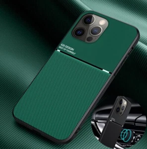 Magnetisch LederHülle Für iPhone 16 15 14 Pro Max 13 12 11 XR 8 Plus Hybrid Case - Picture 1 of 16