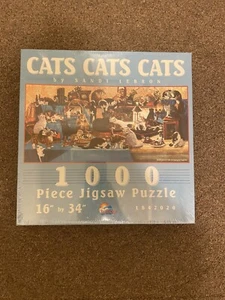 NEU VERSIEGELT SunsOut Katzen 1000-teiliges Puzzle USA SANDI LEBRON 16x34 - Bild 1 von 1