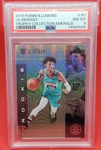 2019 Panini Illusions Trophy Collection Emerald #161 Ja Morant RC Rookie PSA 8 - Bild 1 von 5