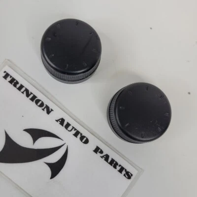 2002-2003 Mazda Protege5 Radio Knobs Black Set of 2 OEM - Image 1 of 4