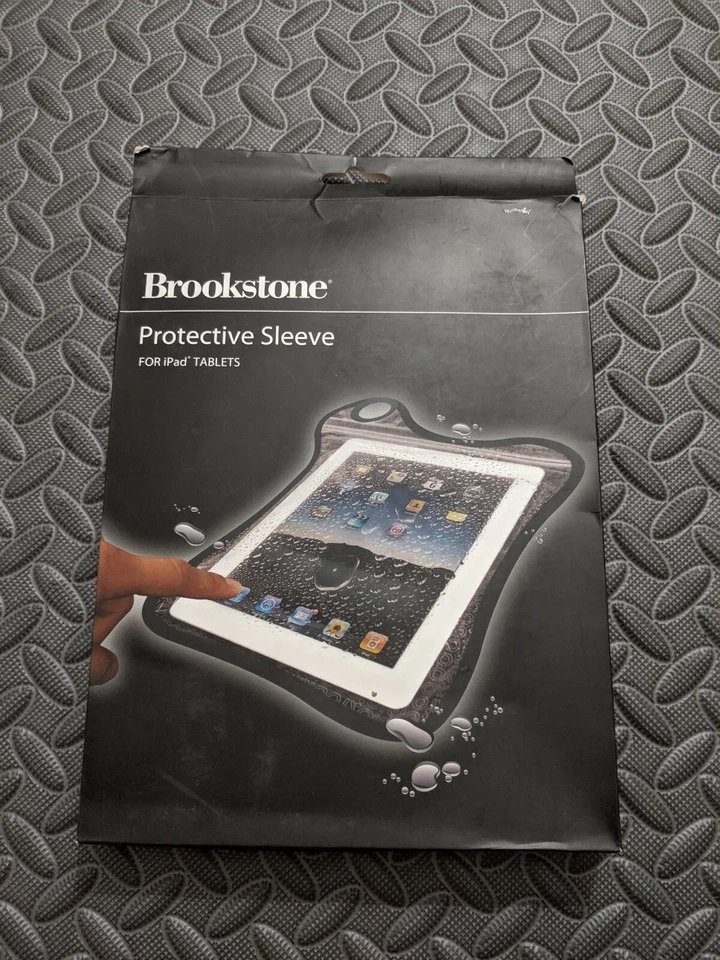 NUEVA Funda Protectora para Tableta iPAD Brookstone Resistente al Agua - Paquete de 3 en Caja Foto 1 de 2