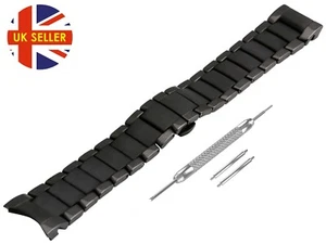 Reloj de pulsera/correa/correa/correa completa/correa de cerámica negra EMPORIO ARMANI AR1451 24 mm para hombre - Imagen 1 de 10