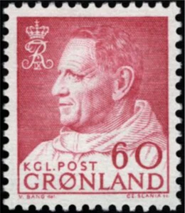 Greenland #Mi69 MNH 1968 King Frederick IX [60] - Picture 1 of 1