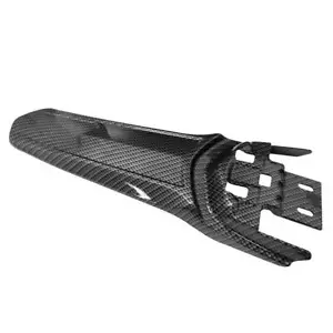 Carbon Fiber Stlye Extended Rear Fender Mud Flap For Sur Ron Light Bee X S - Picture 1 of 4