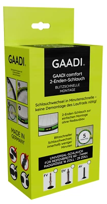 GAADI Comfort - Fahrradschlauch - Universal für alle Laufrad-Größen