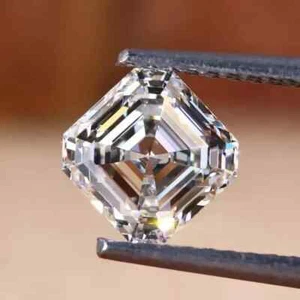 1.25Ct Asscher Cut E/VS1 IGI certified Lab Grown Diamond For Ring - Picture 1 of 5