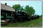 ROME NY 1890 Steam Train station engine Eric Canal Village New York Postcard A22