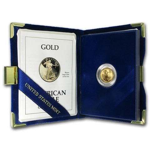 1993-P 1/10 oz Proof Gold American Eagle (w/Box & COA) Cover