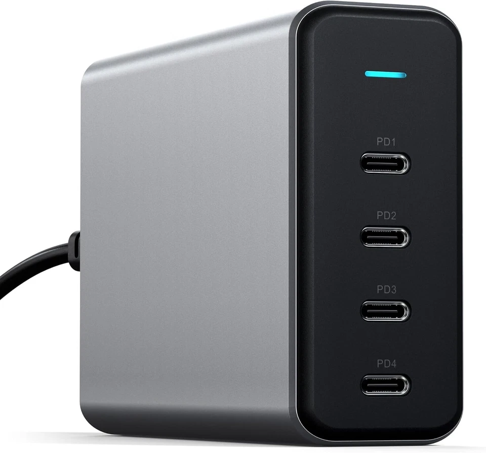 Satechi 4 Port GaN Charging Station 165W USB-C MacBook Pro Air M1 M2 M3 M4 - Image 1 of 4