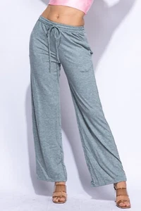 Women's Wide-Leg Lounge Pants – Soft, Comfy, and Stylish for Relaxing, Yoga - Picture 1 of 17
