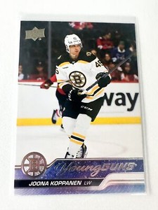 2023-24 Upper Deck Series 1 Young Guns #203 Joona Koppanen - Boston Bruins