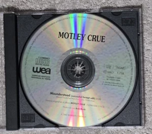 MOTLEY CRUE - MISUNDERSTOOD - 1 SONG PROMO SINGLE CD - 1994 SPAIN : JOHN CORABI - Bild 1 von 2