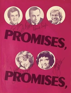 RICH LITTLE Autographed Hand SIGNED PROMISES PROMISES 1973 PROGRAM To Tom w/COA - Picture 1 of 3