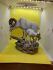 Vintage HOMCO Masterpiece Porcelain Big Horn Sheep Figurine 1984 Signed