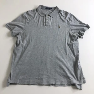 Ralph Lauren Poloshirt Classic Fit Herren Größe 2XL Kurzarm Pullover Grau - Bild 1 von 6