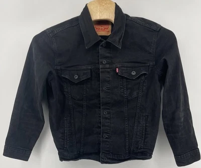 Chaqueta vaquera grande de algodón negro con botones metálicos LEVI STRAUSS para hombre Foto 1 de 4